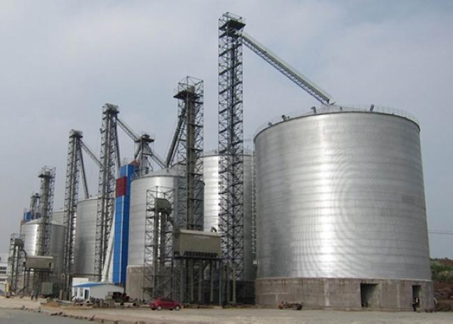 仙桃大型钢板库构造参数及水泥储存质量